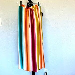 Hiatus boho rainbow skirt size small